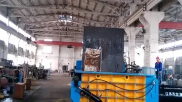 Hydraulic Waste Metal Baler Scraps Press Car Shell Mattress Spring Ubc Cans Press Machine1
