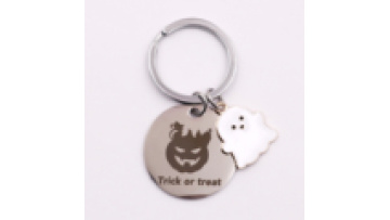 Wholesale Custom Metal Stainless Steel Keychain Key Pendant Engraved with Metal Letters1