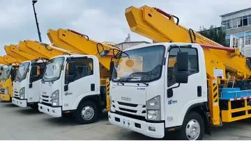 Isuzu 33m highg altitude work truck