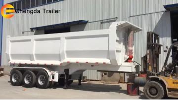 3 axles dump trailer