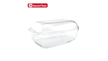 rectangular glass casserole