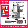 Angle Grinder Grinding Machine Belt Grinder Mini Electric Belt Sander DIY Polishing Grinding Machine Cutter Edges Sharpener