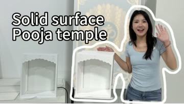 solid surface Pooja Temple