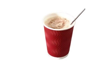 8oz disposable ripple paper cup