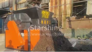 Metal shavings shredder