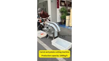 Carrot potato cutting machine potato cutting machine