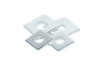 DIN 436 Blue White Zinc Square Plate Washers Plate Flat Square Washers Especially for Wood Constructions Steel Washer1