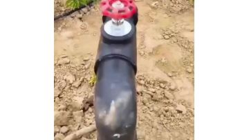 HDPE lifting stop valve