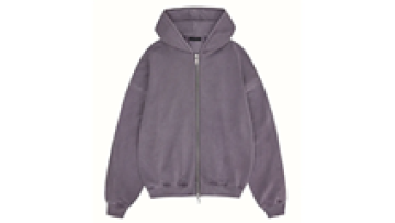 Vintage Acid Washed Hoodie Custom your own Logo Blank double zipper Oversized Pocket  Cotton  Pullover1