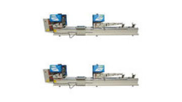 Double Head Aluminium Cutting Mitre Saw for PVC Window Cutting - 45° & 90°1