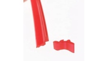 Factory manufacturing polyurethane rubber strip red/white wiper lip1
