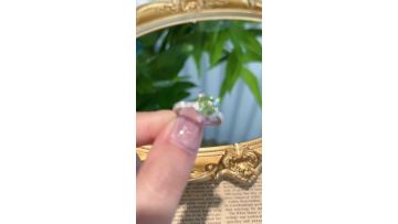 Emerald Cut Green Lab Diamond Solitaire Ring Design