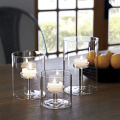 Modern Glass Candle Holder Matching Cup Candle Crystal Candlesticks for Wedding Dinner Home Decoration