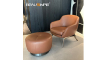 Modern Minimalist Style Single Designer Lounge Chair Comfortable Leisure Fabric Living Room Sample Bedroom Furniture LoungeChair1