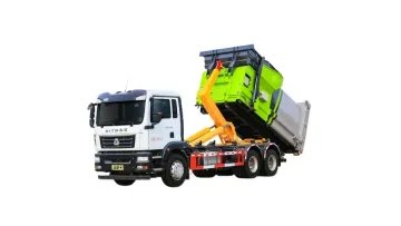 Sinotruk Arm Garbage Truck Hook Lift with Trash Can Garbage Truck RO-RO RO-RO Truck1