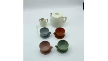 silicone tea set toy-G010