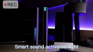 Ambient Lamp Voice APP Control Gaming table lamp RGB Music Level Indicator Pickup Rhythm Smart sound activated light1