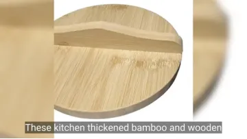 Thick Bamboo Lid for Kitchen Use, Old-Fashioned Steamer Lid.1