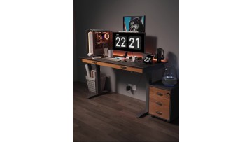 standing desk with drawers