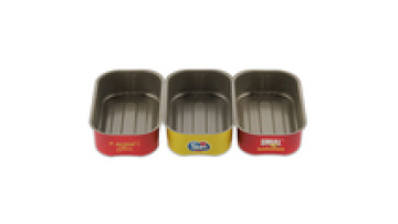Empty rectangle 2 piece tin can production line for sardine fish1