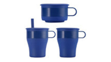 Leak Proof Kids Collapsible Straw Mug Silicone Drinking Folding Cup1