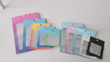 Custom Multicolor Resealable Foil Plastic Packagin