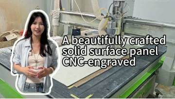 solid surface sheets carving process