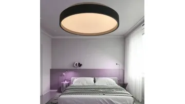 Contemporary Black and White LED Ceiling Light Fixture for Modern Spaces1