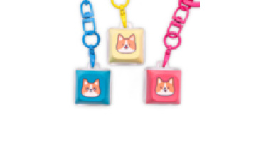 Custom Design LED Keycap Fidget Keychain Keyboard Click Fidget Kawaii Keychain Multiple Color Options Stim Toy Stress Relief1