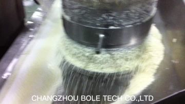 Extruding granulator