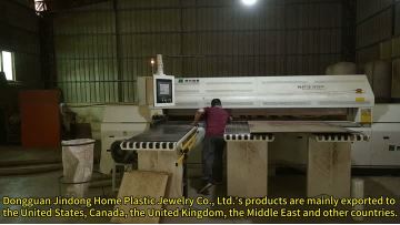 Of Dark Wood Bedside Cabinets Production