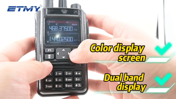 ETMY ET-MH1 Multi Band with Airband Amateur Display Keypad VHF UHF Walkie Talkie Two Way Radio1