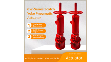 GW Scotch Yoke Actuator Real Operation: Industrial Valve Torque Demo