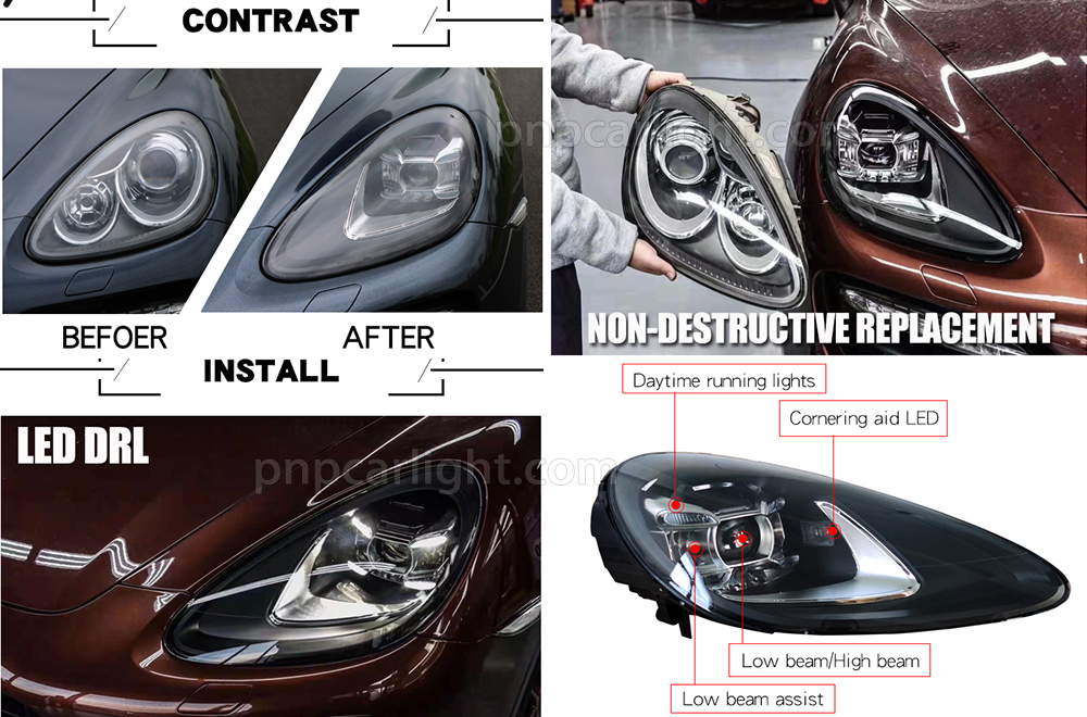 Cayenne Headlight Upgrade