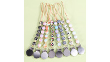 Promotional Food Grade Pacifier Hold Nipple Clips Chupetas Silicone Baby Pacifier Chain1