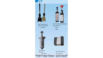 Two-way three-port hand-operated valve