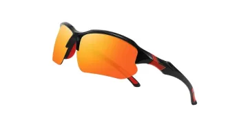 European and American Sports Half Frame Polarized Sunglasses1