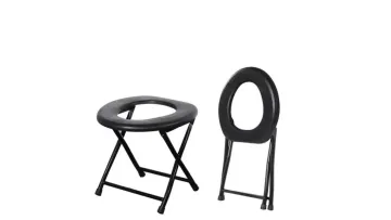New Foldable Assisted Living Commode Chair Toilet Chair Portable Toliet Seat for Disabled The Elderly Patient1