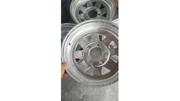 Factory Direct Sales 8 Spoke 14*6 Inch 5x114.3 Car Steel Wheel Rims for Trailer1