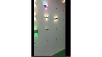 Smart App Ctrl Outdoor Waterproof 16 Million Colors Wall Light For Lighting Security Landscape Gate Garden Hotel Villa House Bar1