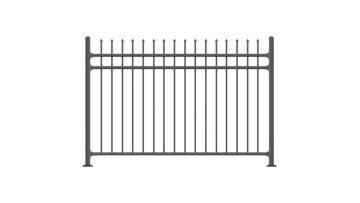 Fence Wire Supply Wrought Iron Spear Top Metal China Mesh Garden Fence Steel Heat Treated Pressure1