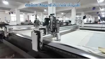 Industrial automatic cutting sewing machine