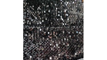 good price wholesale stretch solid black colors sequin embroidery velvet lace fabric1