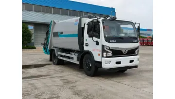 Durable Dongfeng 4X2 9cbm Long-Life Refuse Packer Truck1