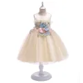 3-8 Years Girl Princess Gown Dress For Graduation Performance Children Elegant Dresses Child Customes Clothes Girl Clothing