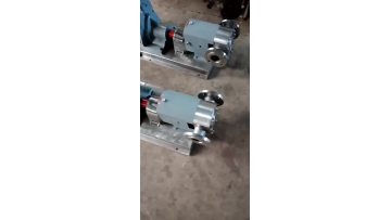 2018 hot sale!!!High quality high viscosity cam rotor pump syrup/honey pump1