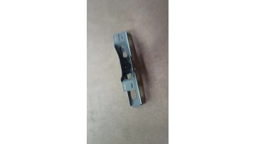 metal mounting brackets on passenger car