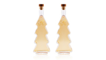 Empty Clear 500ml Christmas Tree Glass Bottles Decoration Alcohol Bottle Bottles with Screw Cap1