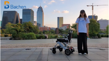 Factory Wholesale Long Range Foldable Electric Wheelchair 24V China Power Wheelchair1