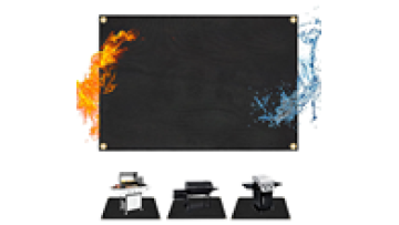 60x42 inch Under Grill Mat for Outdoor Waterproof Oil-Proof Grill Floor Double-Sided Indoor Fireplace Fireproof BBQ Grill Mats1